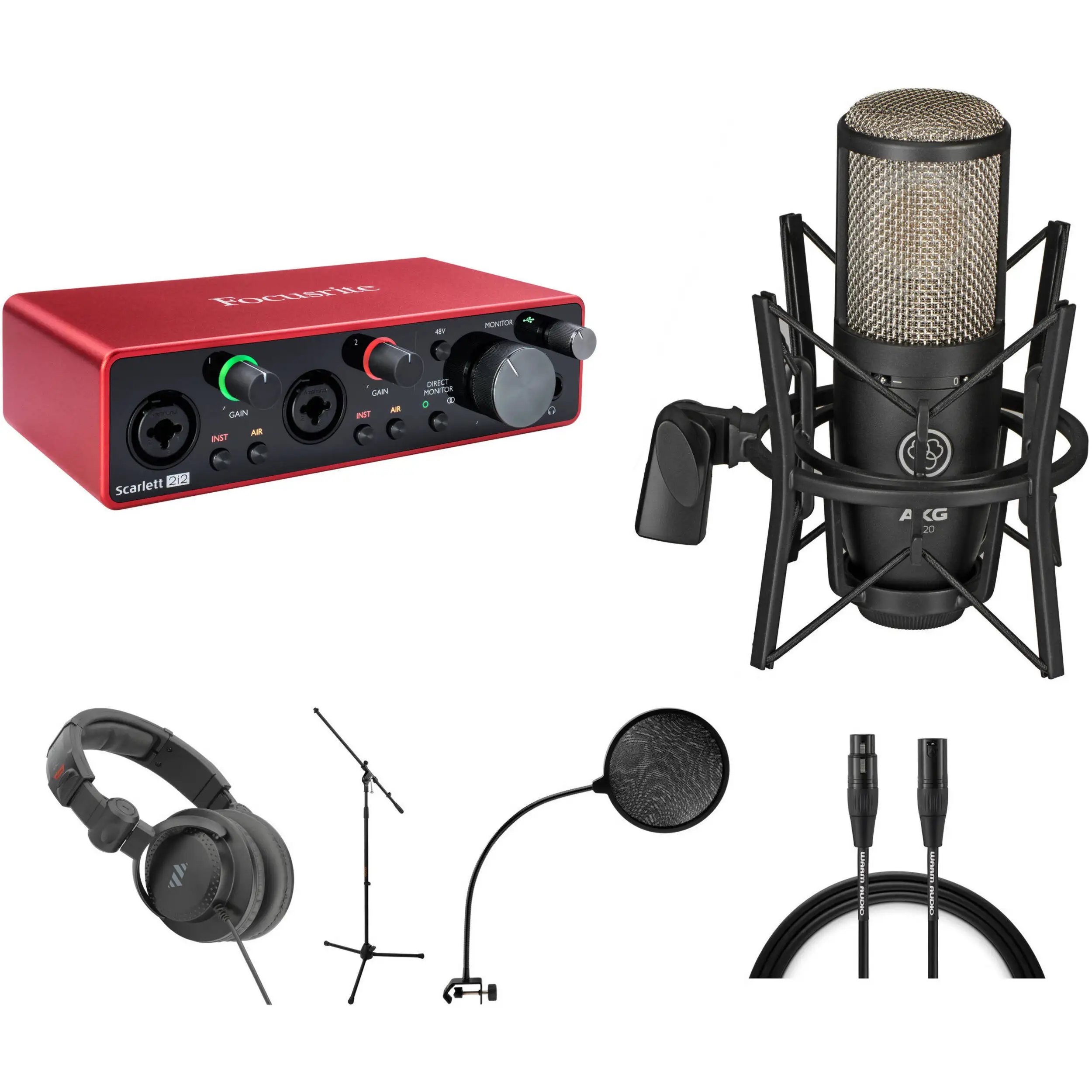 

HIT SALES Affirm Focusrites Scarletts 2i2 Studio 2nd Gen USB Audio
