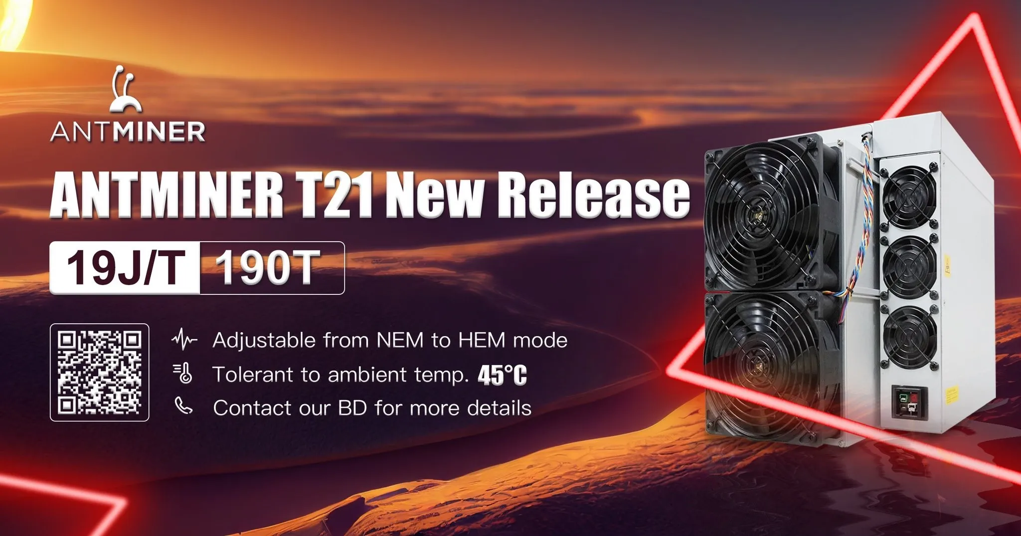 ФА ЛУЧШЕЕ ПРЕДЛОЖЕНИЕ BITMAIN Antminer T21 190T 3610W 380V-415V Алгоритм SHA-256 BTC Bitcoin Miner