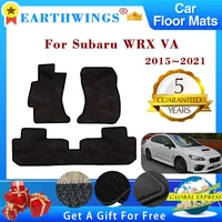 Car Floor Mats For Subaru WRX 2015 2016 2017 2018 2019 2020 2021 VA Carpets Cover Rugs Interior Parts Foot Pads Auto Accessories