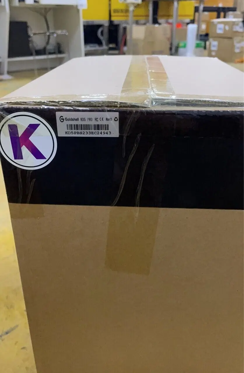 

Купите 3 и получите 2 бесплатно в наличии новые Goldshell KD5 Pro KDA Kadena Miner Hashrate 24.5Th/s 3000W