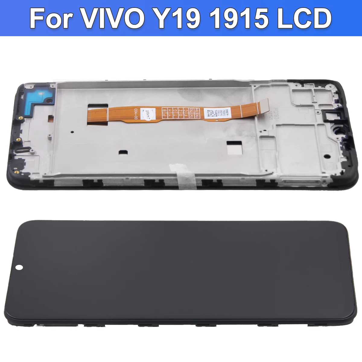 Дисплей 6 53 дюйма для Vivo Y19 ЖК-дисплей замены смартфона 1915 экран с рамкой