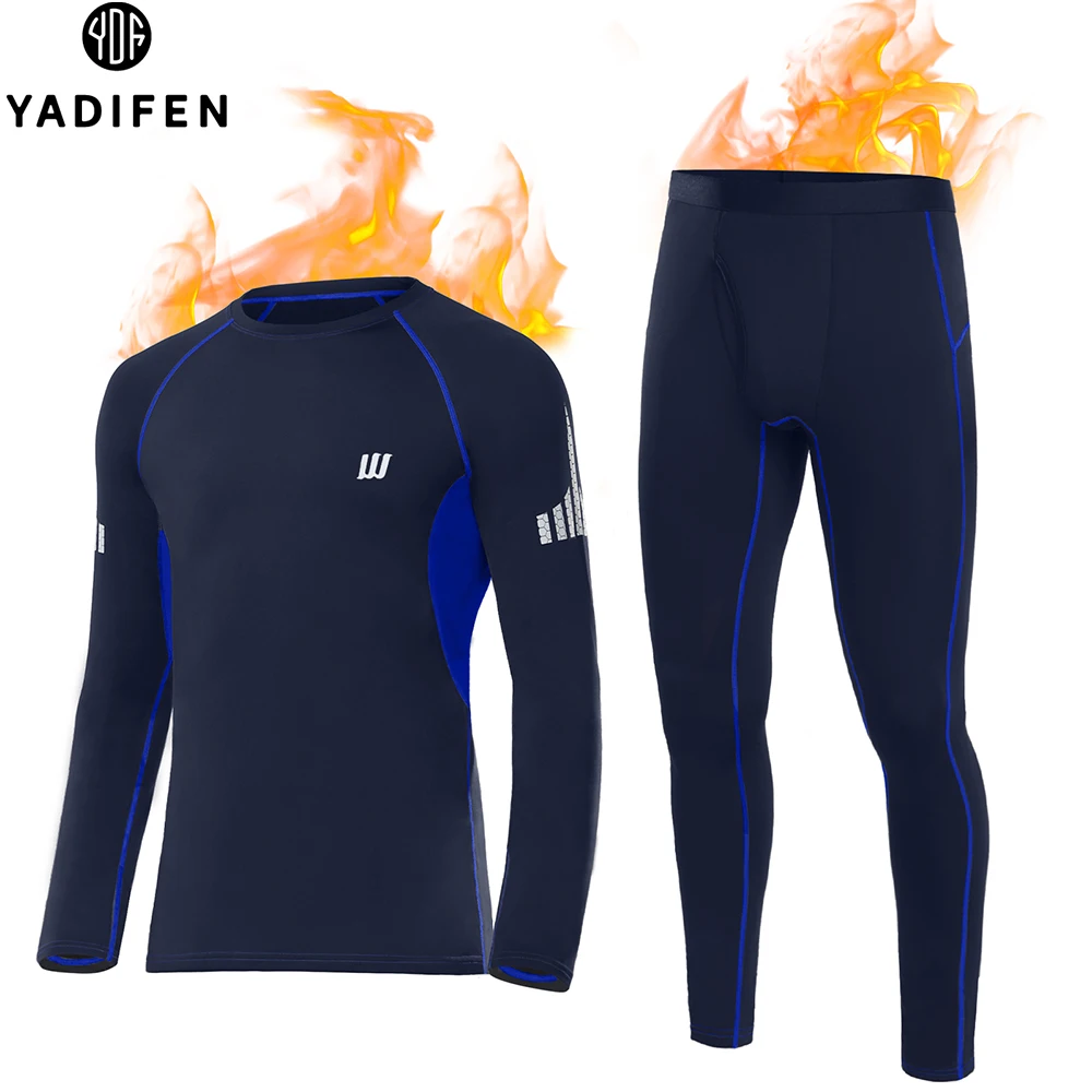 

Winter Thick Long Johns Men Thermal Underwear Set Warm Tops Legging Set Fleece Thermo Underwear Sport Set Male Winter Clothing