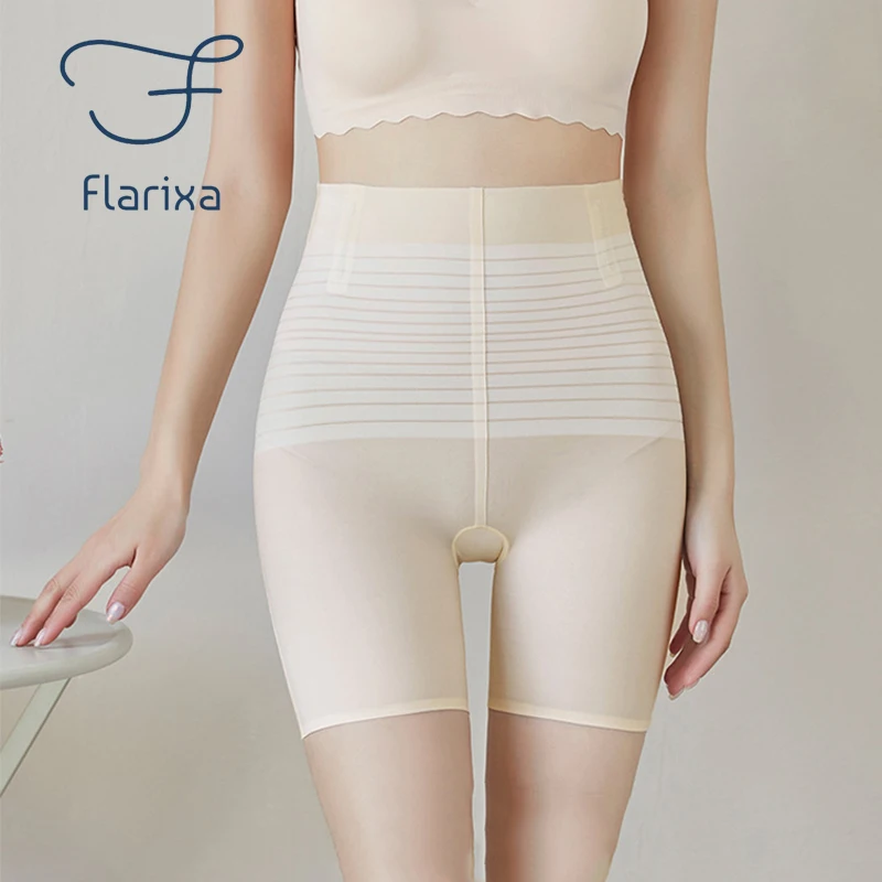 

Трусы-боксеры женские Flarixa из вискозы, бесшовные, с высокой талией