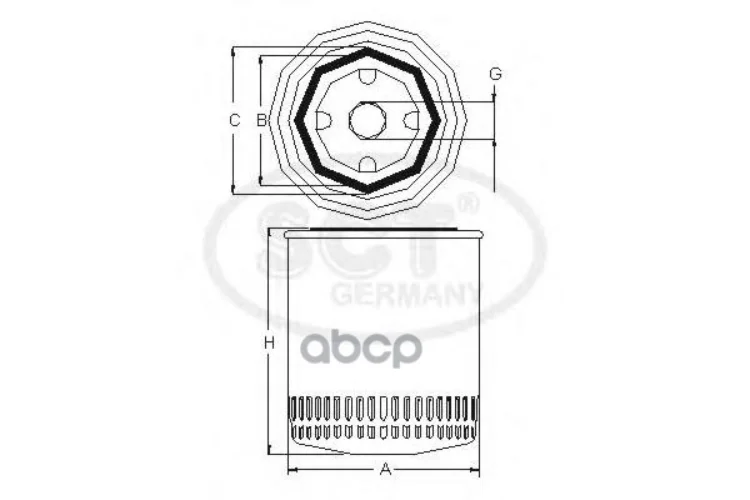Фильтр Масляный SCT арт. SM136