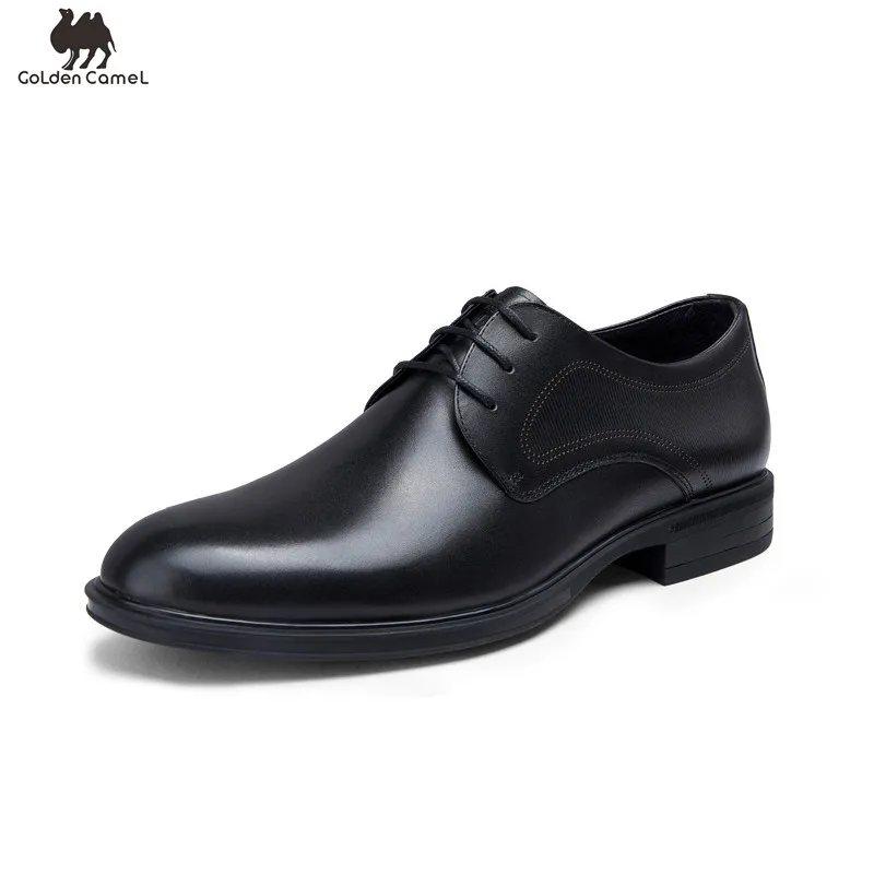 

Goldencamel Dress Shoes Genuine Leather Formal Men Shoes Loafers Business Derby Wedding Luxury Shoes for Men with Free Shipping