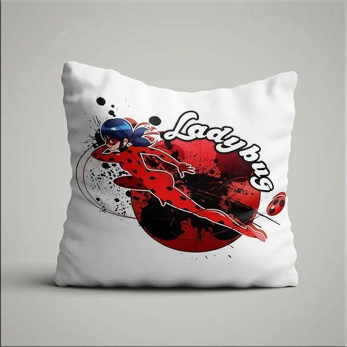 Подушка &quotLadyBug - lady Bug and Cat Noir&quot |