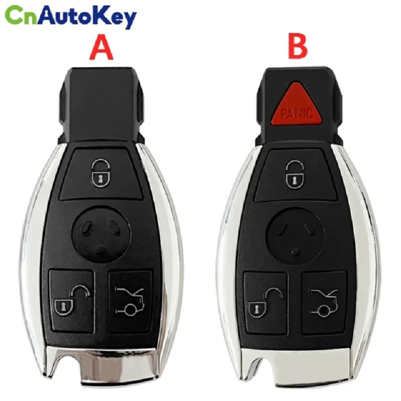

CS002058 Key Shell Fob for Benz A C E S Class GLK GLA W204 W212 W205 Replace Car Key Case Cover 3/3+1 Button