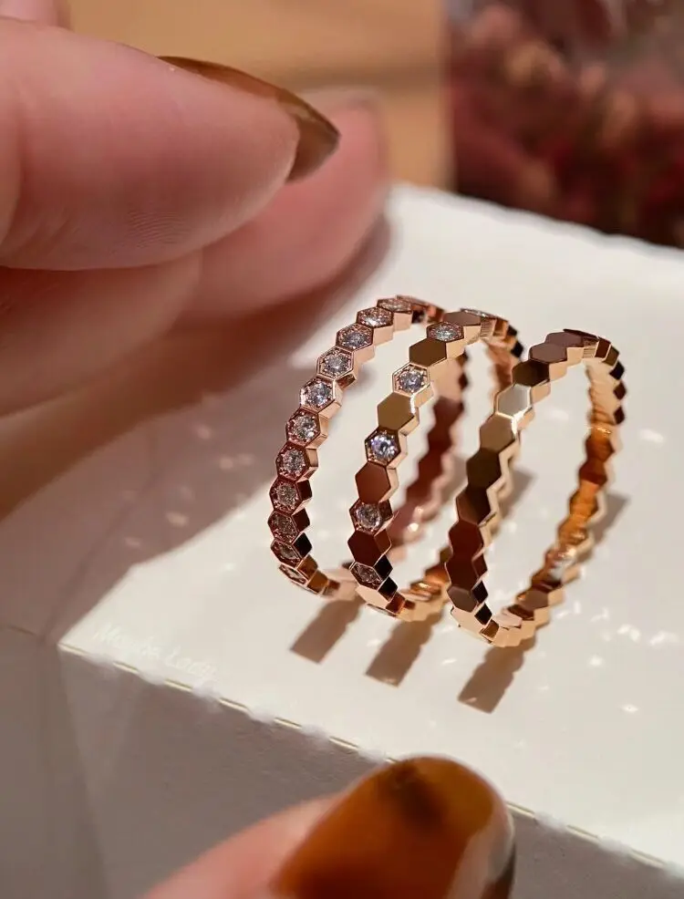 точная копия 1:1 Обручальное Chaumet Золотое Женское Кольцо Модные Свадебные