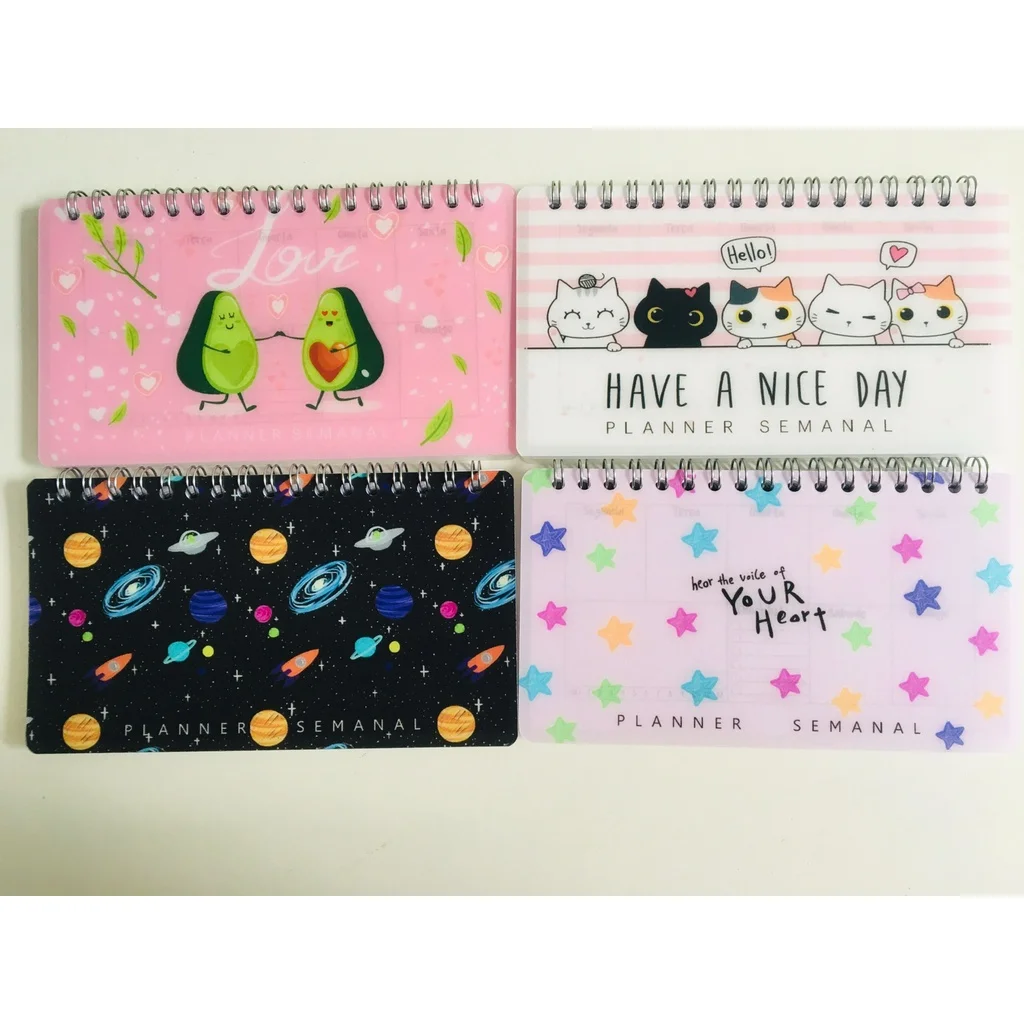 

Planner Semanal Agenda de Planejamento Espiral