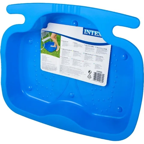Intex, Пластиковая ванна для ног 56х46х9см, для лестниц от 91 до 132 см