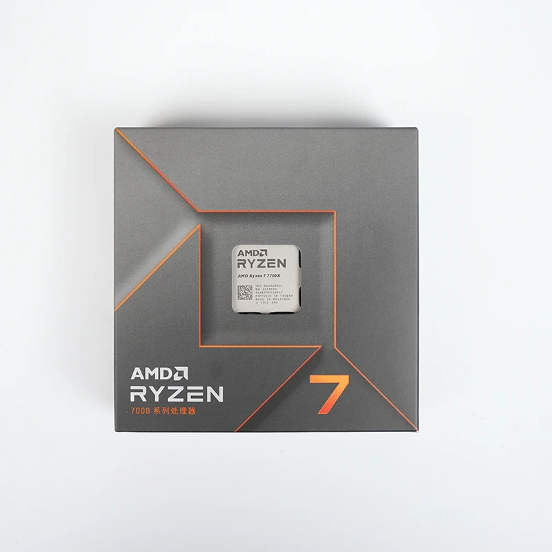 

Brand New AMD Ryzen 7 7700X CPU Socket AM5 Original Chinese Box Unboxed 5NM 105W 8 Cores 16 Threads up to 5.4GHZ processor DDR5