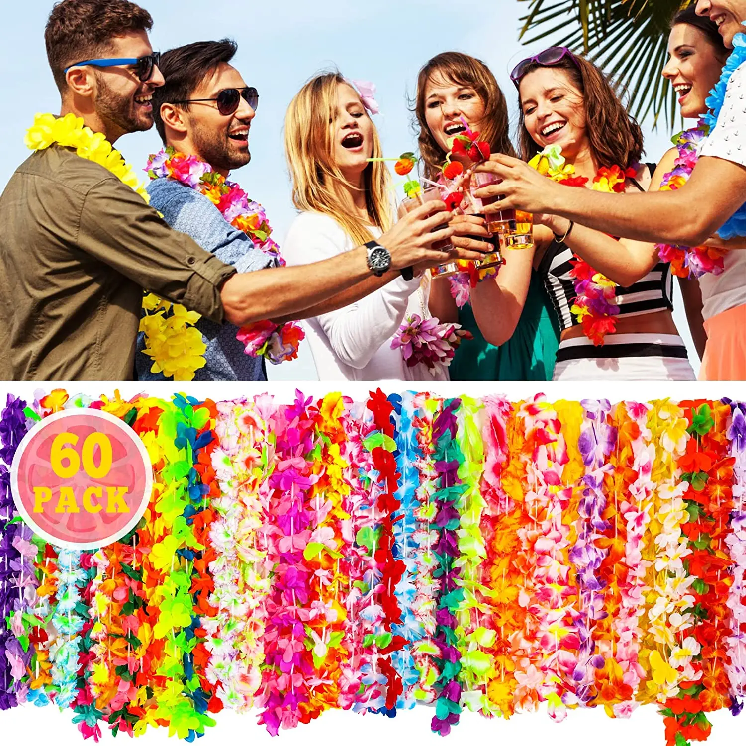 

40/52 шт., Гавайские аксессуары для волос