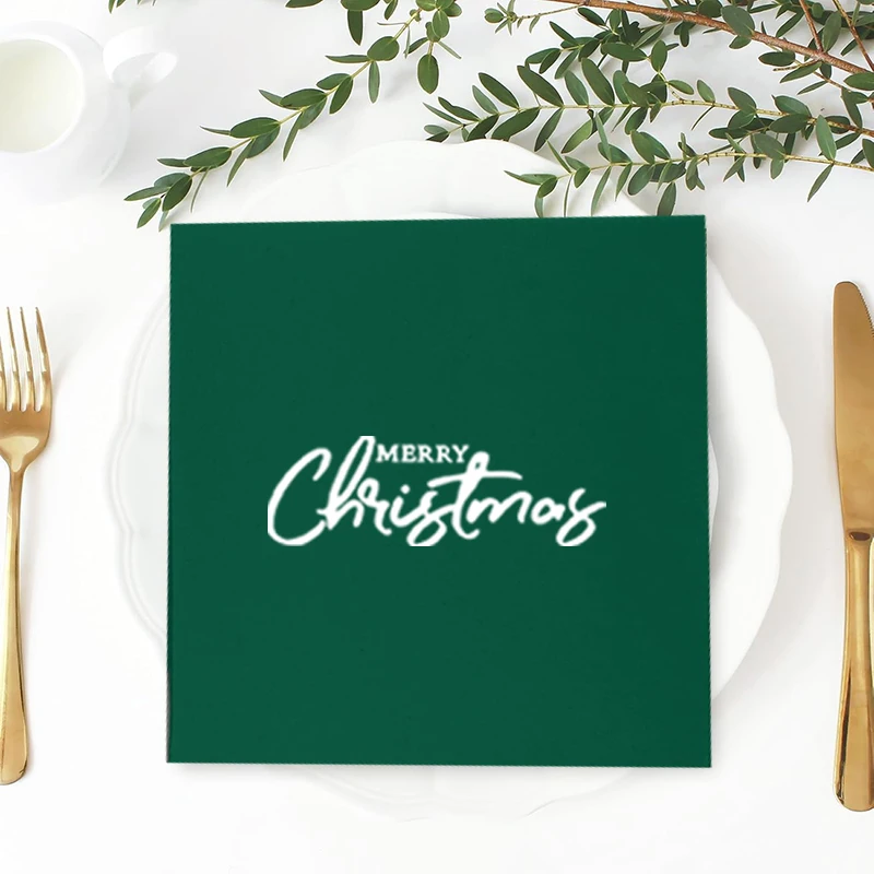 100 шт. 33 × 40 см 3-слойные салфетки ежедневное использование бумажных полотенец