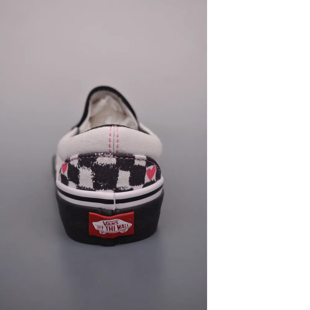 Vans Slip-On Classic Co-Branded THE MUSEUM VISITOR Модная и универсальная повседневная обувь из холста