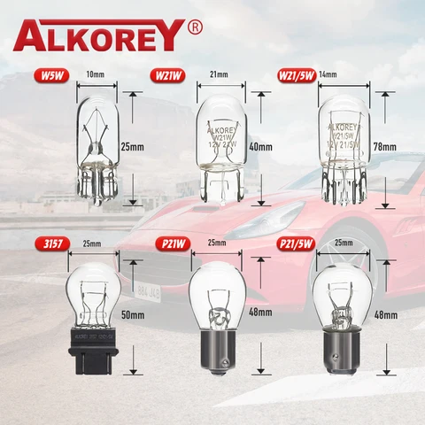 Alkorey 10 шт. W16W T15 12 В 16 Вт теплый белый автомобильный боковой светильник внутреннего освещения габаритный светильник приборные фонари авто галогенные лампы