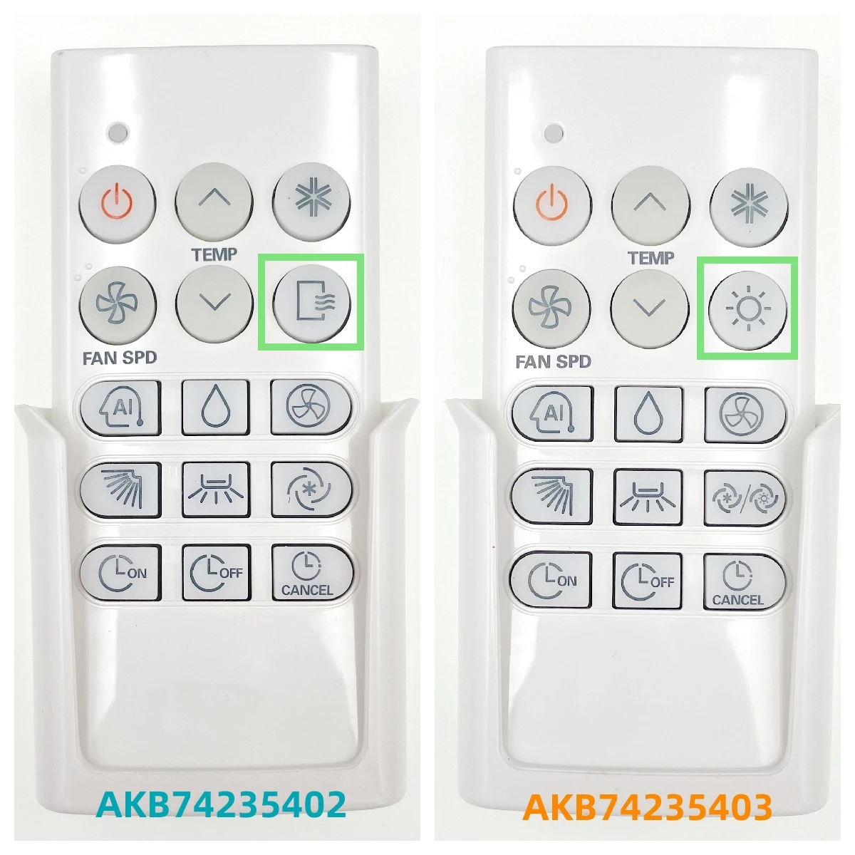 Оригинальный пульт дистанционного управления AC A/C AKB74235402 AKB74235403 для оконного кондиционера LAN120HVP, LAN120HYV, LAN180HSV2, LAN240HSV2