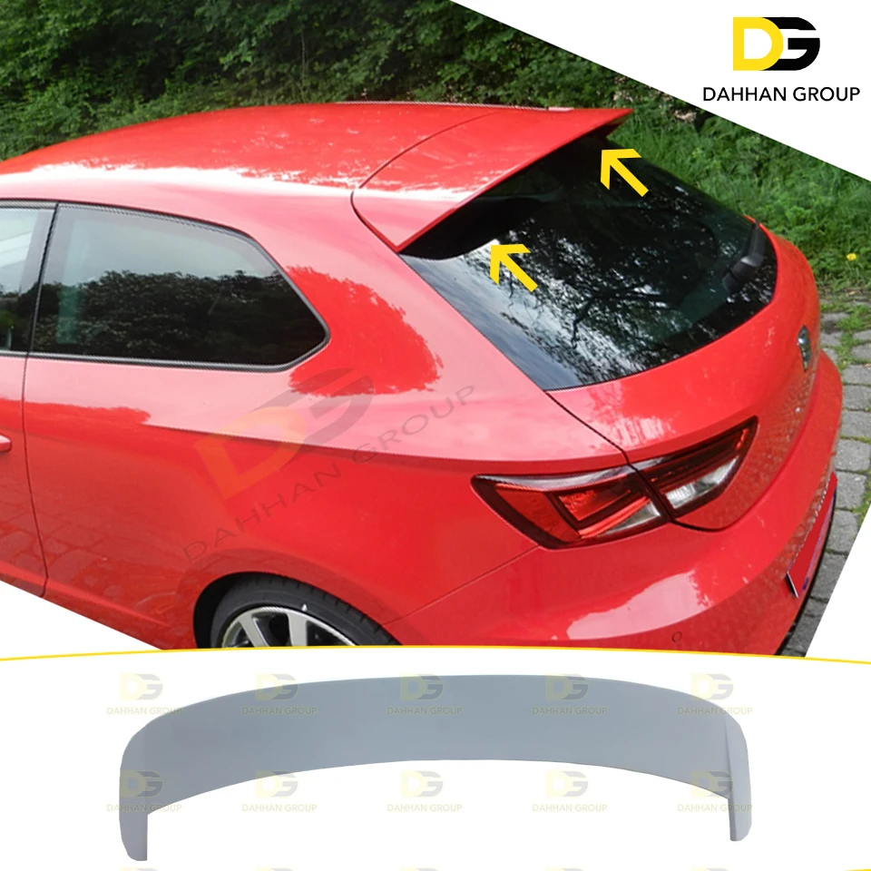 Seat Leon Mk3 E Mk3.5 Sc 2 Porte 2012 - 2019 Spoiler Posteriore Ala Materiale In Fibra Di Vetro Di Alta Qualità Fr Cupra Kit 3 Porte Tuning