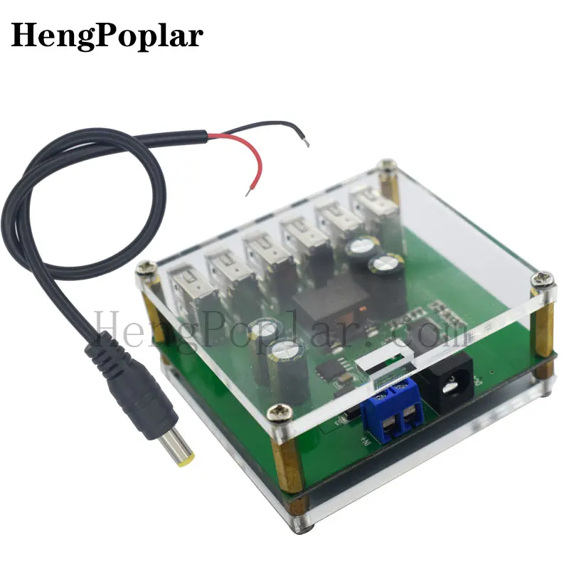 

6USB DC-DC Buck Regulated Power Supply Module 10V12V24V36V To 5V/8A