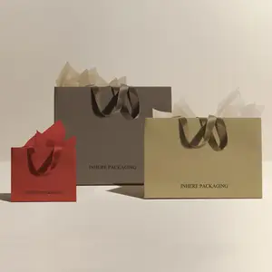 Luxury Gift Pyramid Paper Bags - Custom Brand Logo