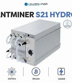 КУПИТЬ 2 ПОЛУЧИ 1 БЕСПЛАТНО BITMAIN ANTMINER S21 Hydro 335TH/s BTC Miner