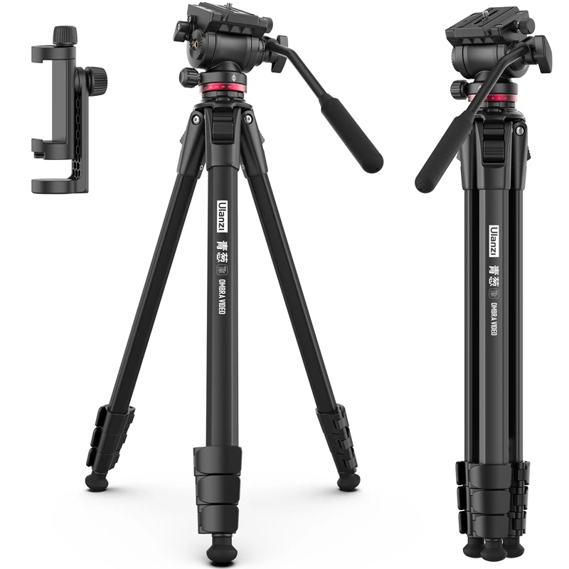 Купи Ulanzi OMBRA Aluminum Video Travel Tripod Fulid Head 6KG Maxload 1.6M Length Tripod for Canon Nikon Sony DSLR Camera Stand за 3,897 рублей в магазине AliExpress