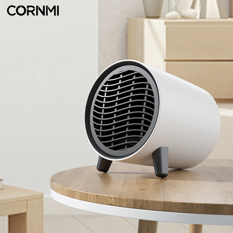 

Cornmi 600W Portable Mini Electric Heater Fan 220V Heating Warm Air Blower Home Office Study Desktop Warmer Machine for Winter