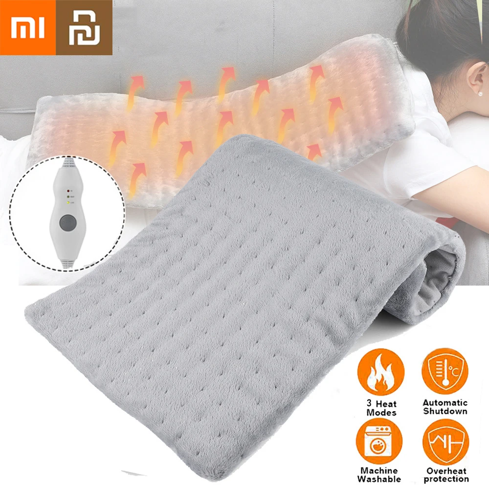 

Xiaomi Heating Pad Coral Fleece Keep Warm Detachable Thermal Therapy Blanket 3 Files Electrically Heated Pad Thermal Protection