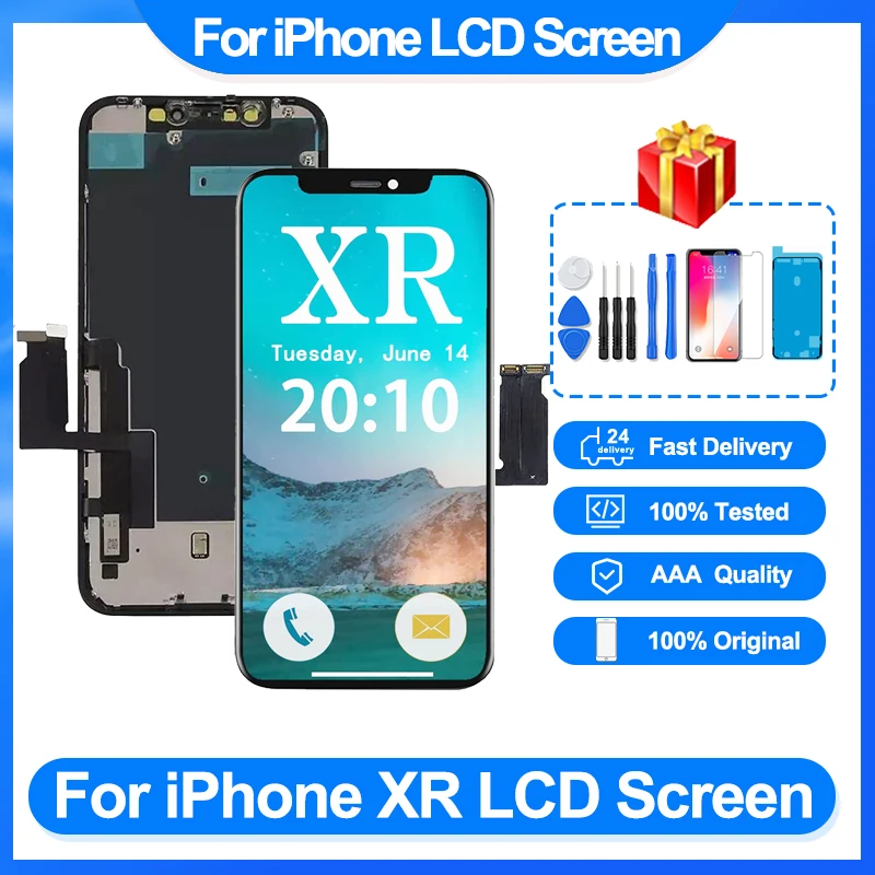 

LCD Pantalla For iphone XR LCD Display Touch Screen Digitizer Assembly For iPhone XR LCD Replacement