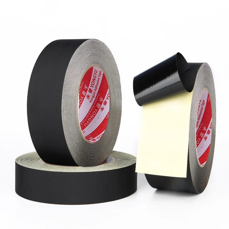 

Черная изоляционная ацетатная кислотная тканевая лента, высококлейкая проводка, крепление, легко разорвать лента для ремонта ноутбука, аудио, холодильника