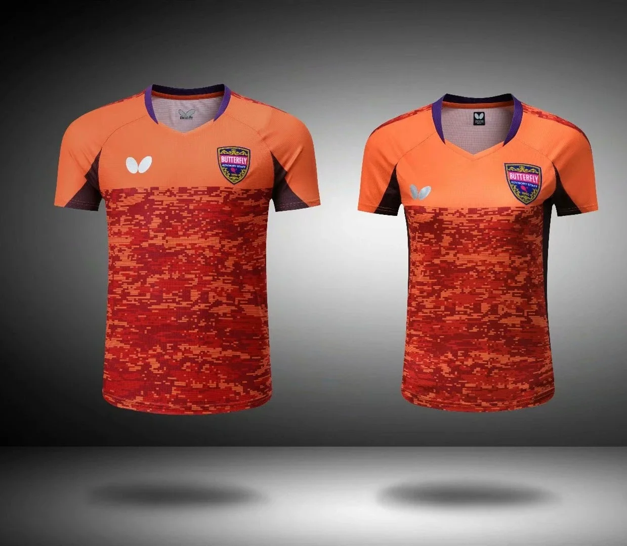 Men's T-shirts for Men Quick-Drying Tee Shirt Badminton Uniforms Table Tennis Clothing Printed T-shirt Boy Breathable Sport