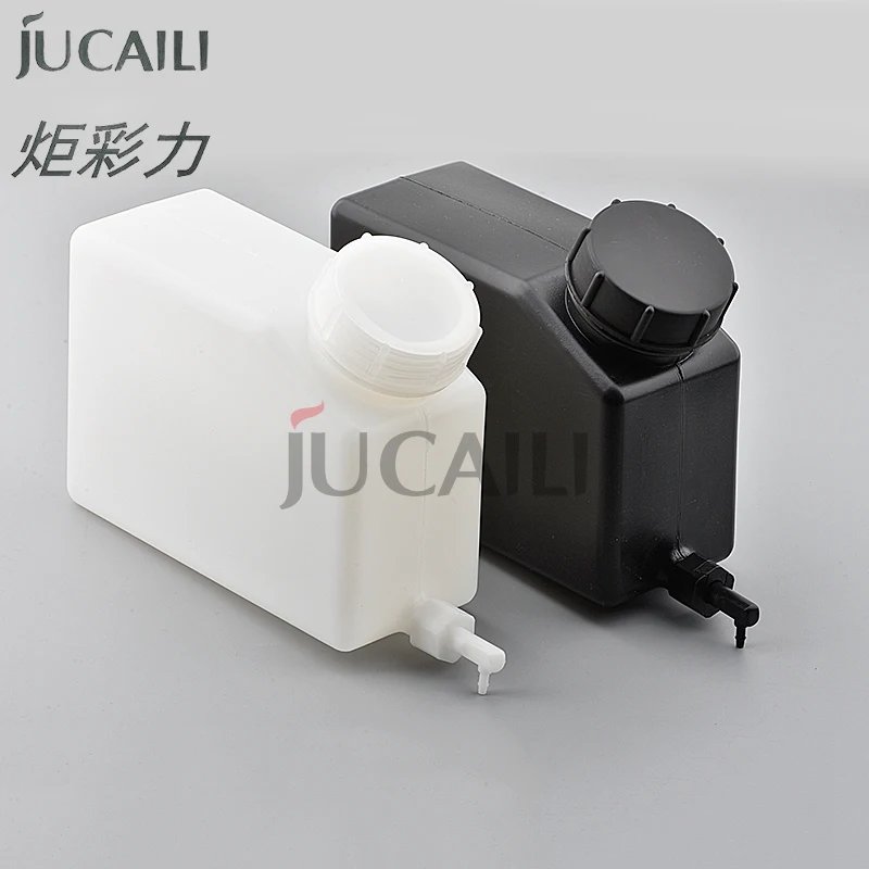 

Jucaili 1PC 250ml single ink outlet doubel Empty Tank Eco Solvent ink for Mimaki Roland UV Printer ink tank