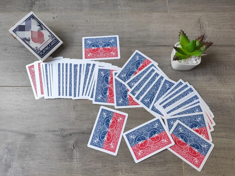 1 колода 52 оттенка красного V3 от Shin Card волшебные фокусы крупным планом
