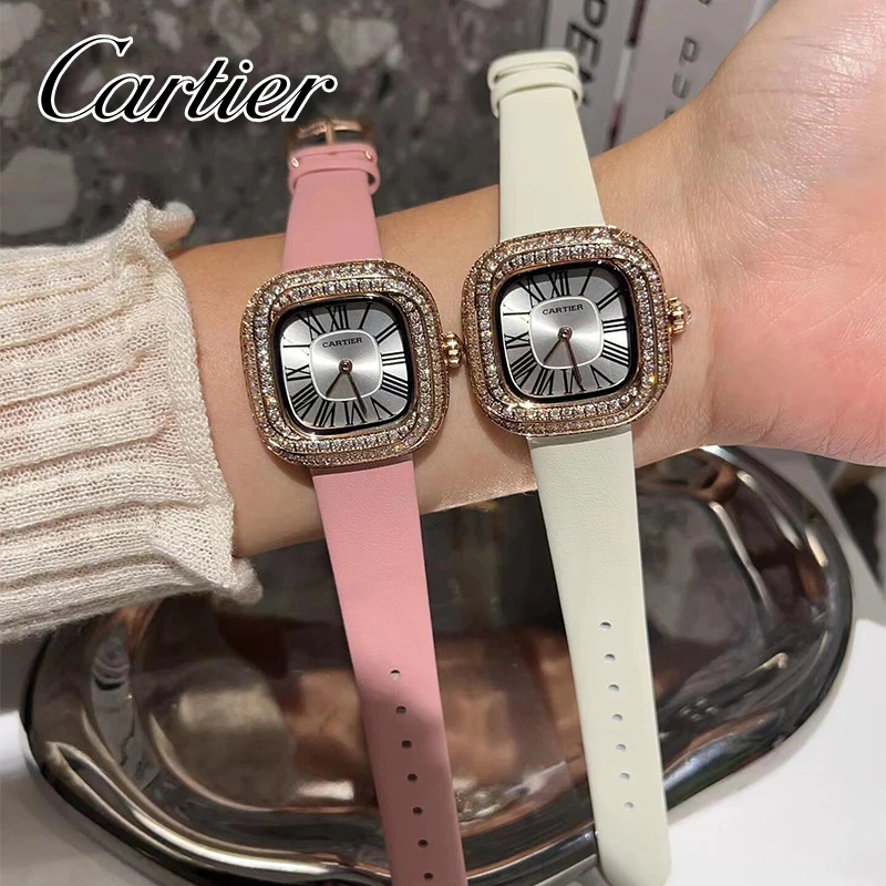 Часы в стиле Cartier легкий роскошный бренд высокого класса мужские и женские часы