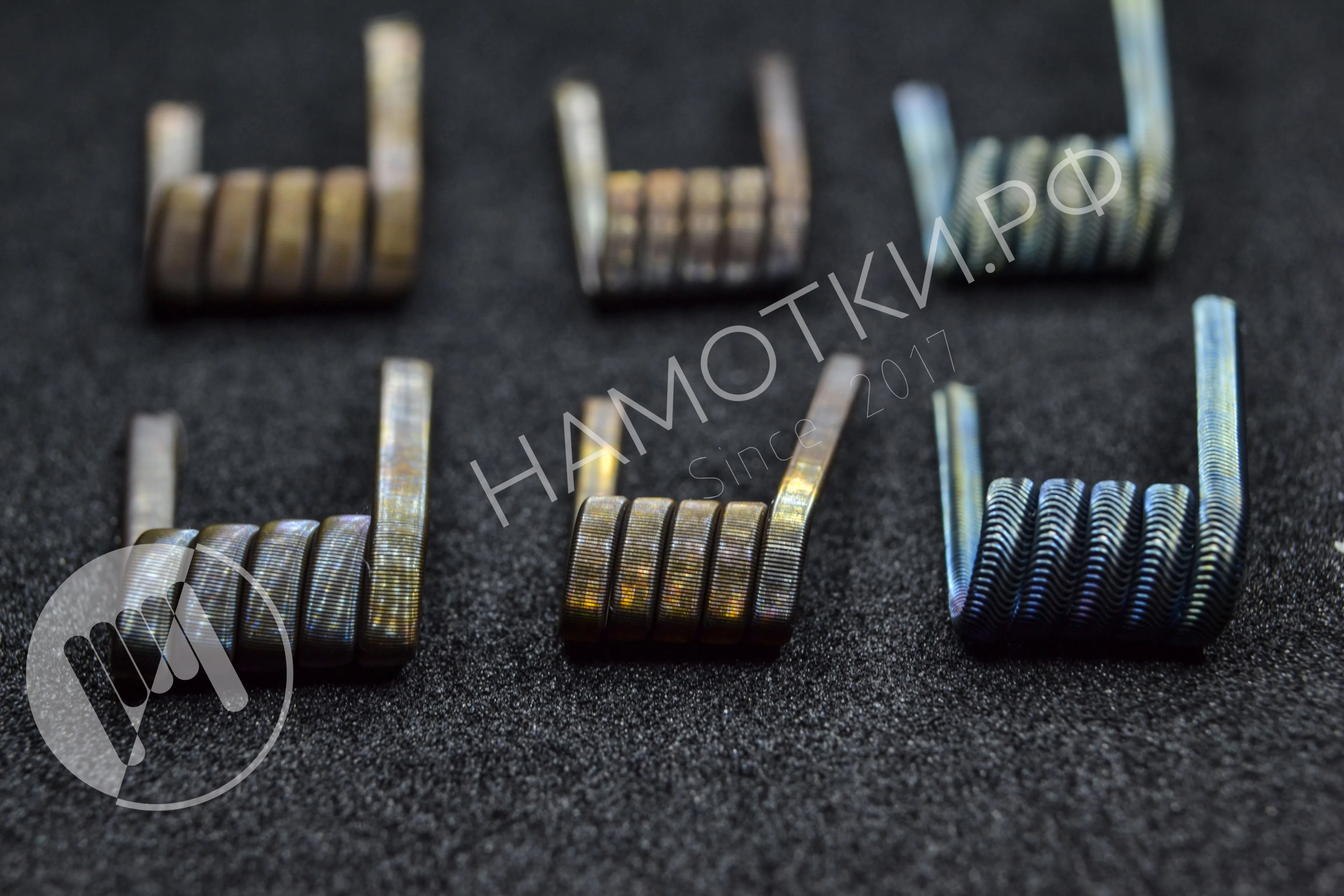 Набор койлов ручной работы - Medium намотка на плату (6 шт.) |