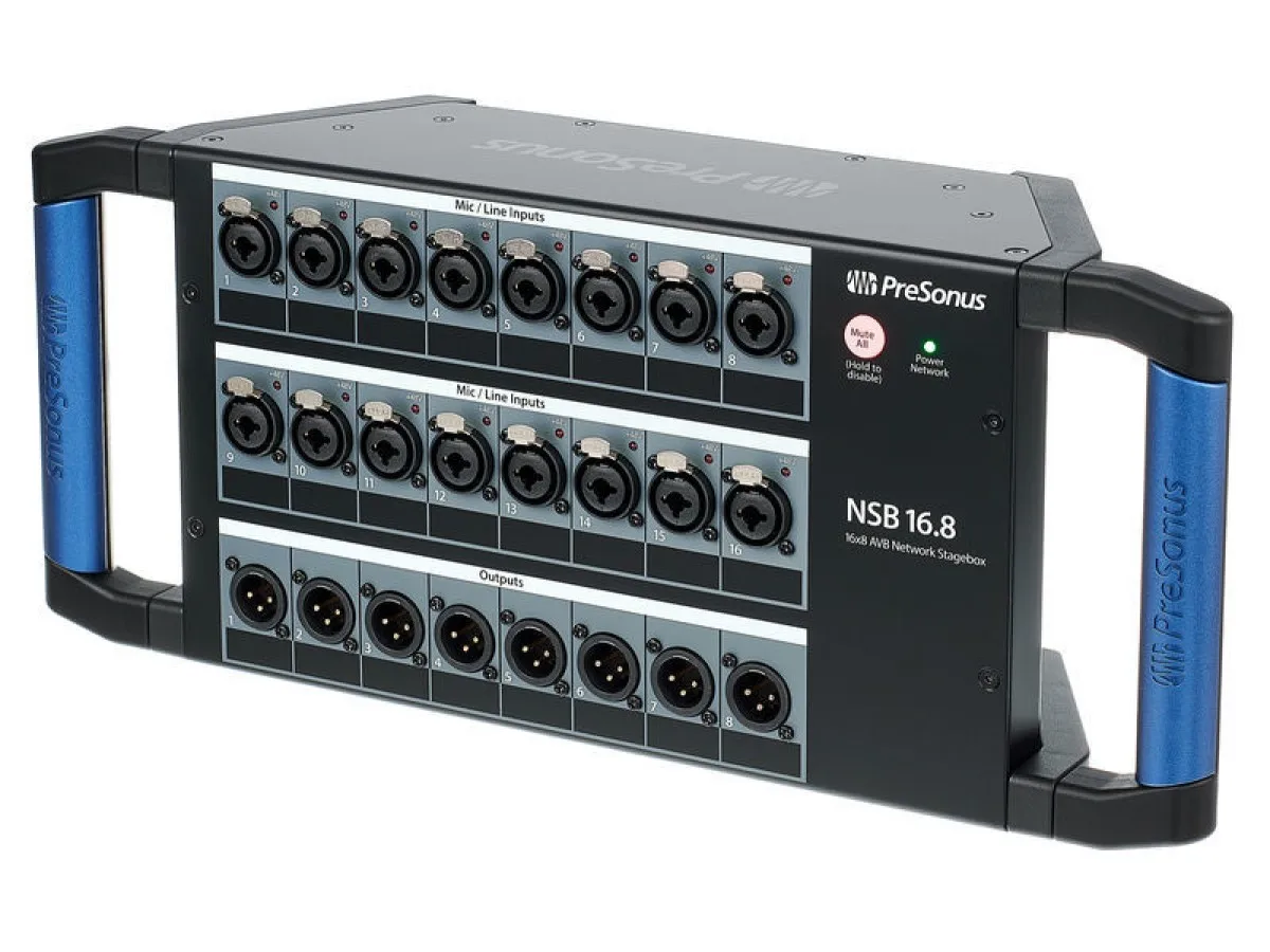 

Новая сетевая сценическая коробка PreSonus NSB16.8 AVB