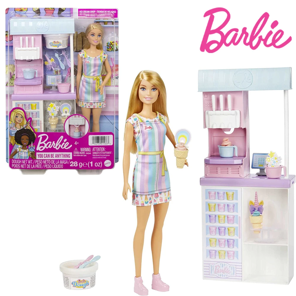 

Barbie Ice Cream Shop Playset HCN46