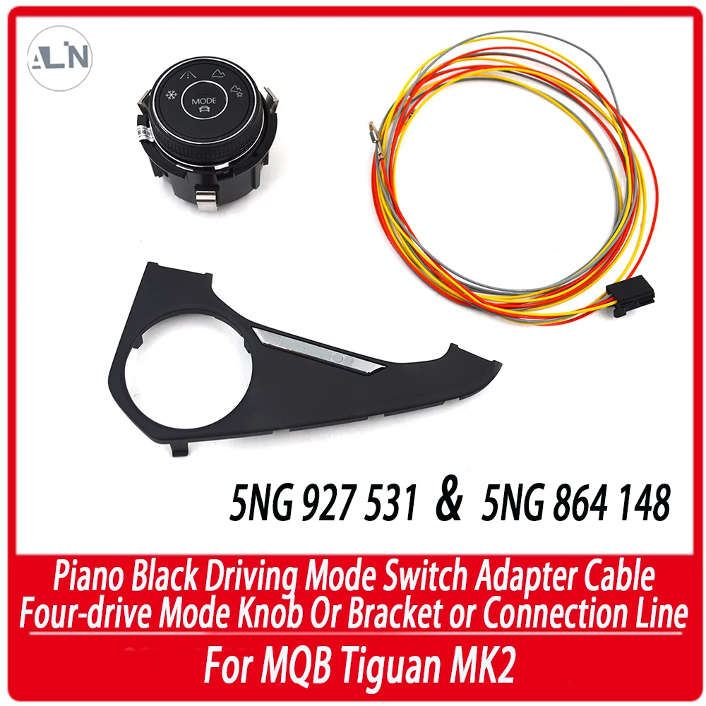 

Для MQB Tiguan MK2 5NG 927 531 5NG 864 148 Переключатель режимов вождения Кабель-адаптер Блок управления режимами с четырьмя приводами Центральная консоль