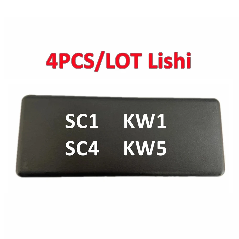 4pcs/lot Original Lishi SC1 SC4 KW1 KW5 Tool Lishi 2 in 1 House Lock Locksmith Tools