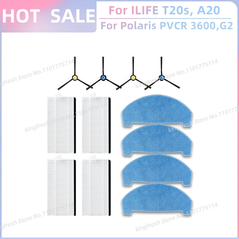 

Аксессуары для пылесосов OSSIEAO к ILIFE T20s / T20s Pro / A20 / A20 Pro, ILIFE V3x, Polaris PVCR 3600 / G2