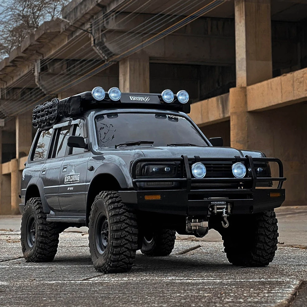 Колесная база 313 мм Land Cruiser LC80 комплект жесткого корпуса для 1/10 RC Crawler Axail SCX10 TRX4 RGT