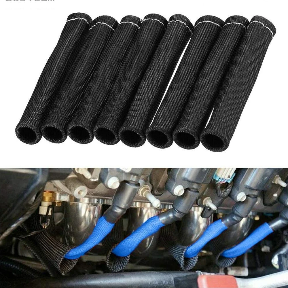 

Набор Из 8 Термозащитных Рукавов Для Защиты От Нагрева До 2500 Градусов С Защитой Кабеля Зажигания