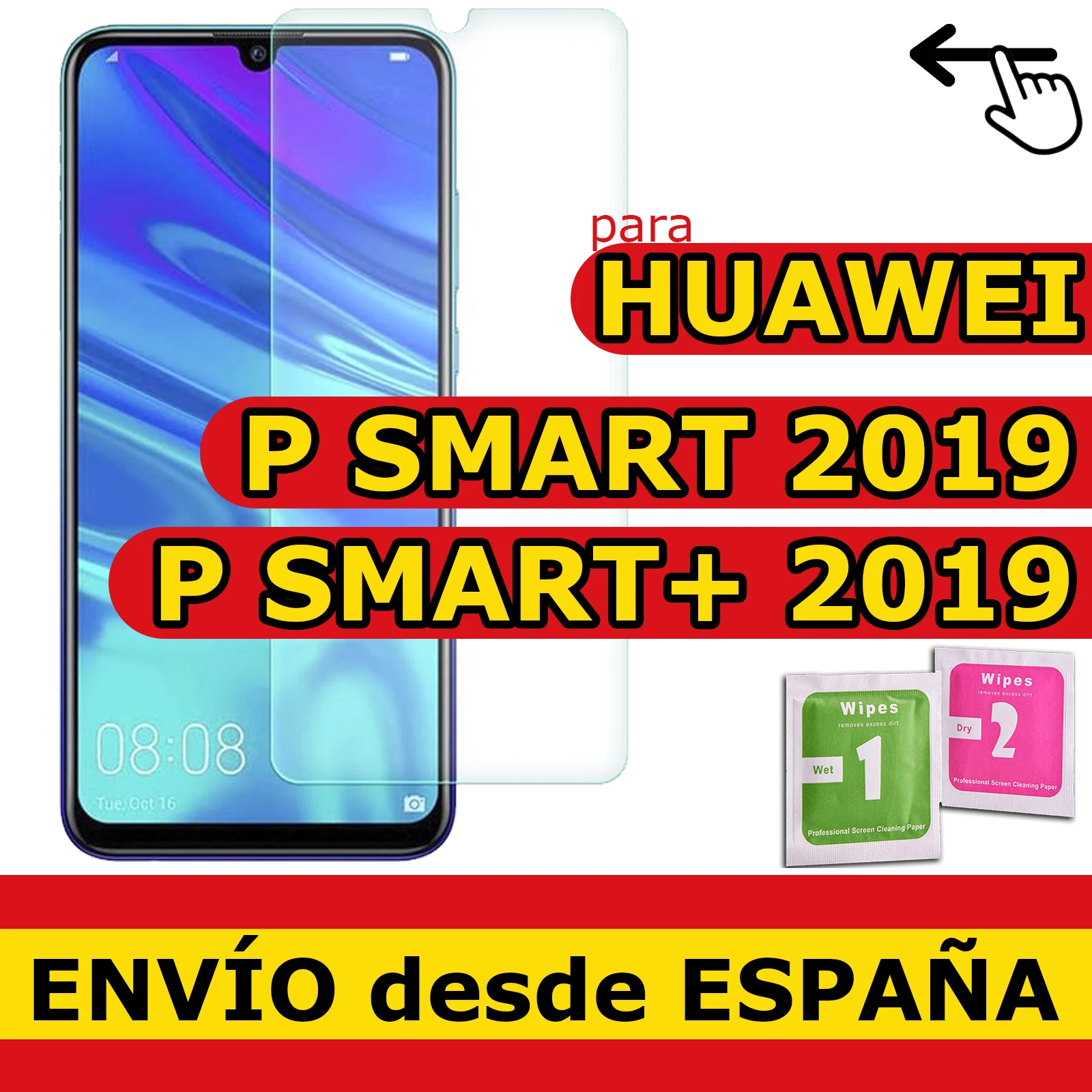 Pellicola Vetro Temperato Per Huawei P Smart 2019 / P Smart+ 2019 Protezione Qualità Premium 9H 0.33Mm