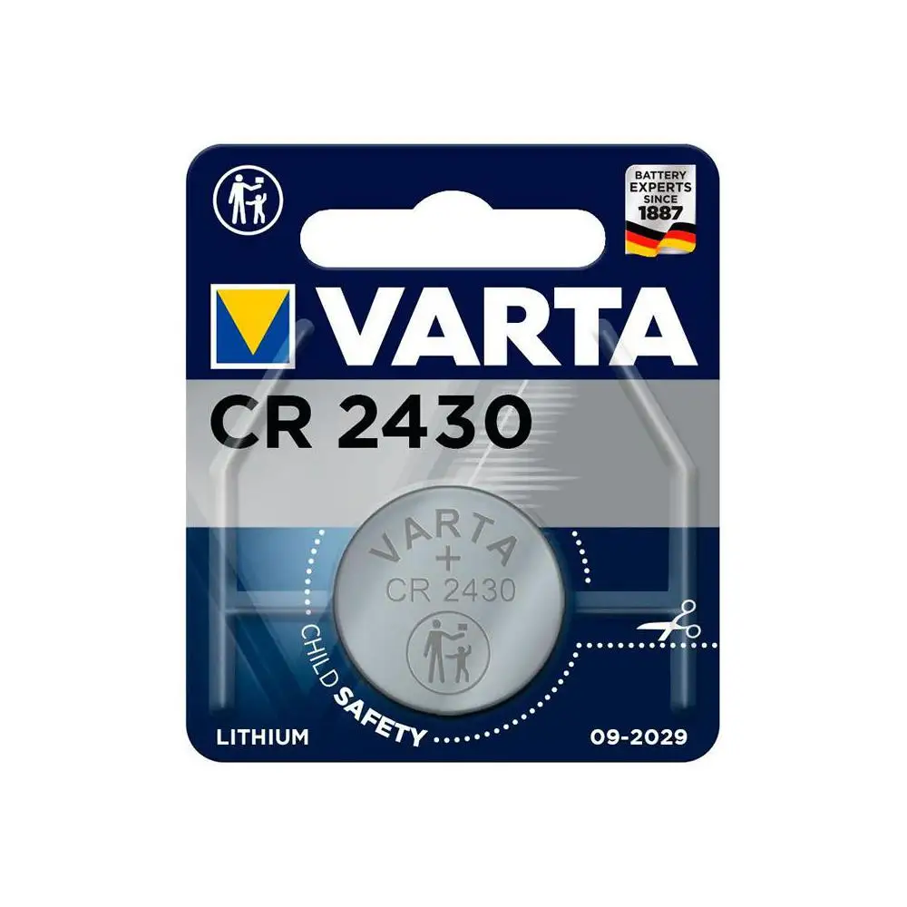 Батарейка Varta ELECTRONICS CR2430 Lithium 3V замена запасная аккумуляторная батарея акб -