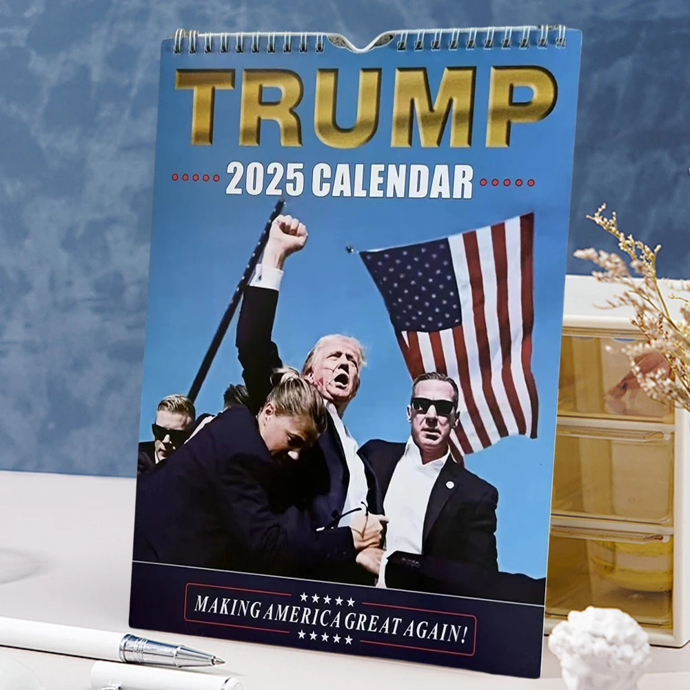 Настольный календарь Дональда Трампа на 2025 год Календарь съемок делает меня