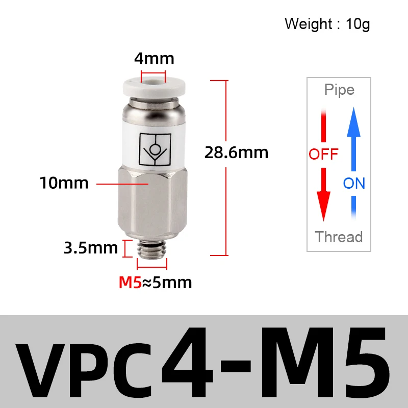 

Пневматический обратный клапан SPC VPC