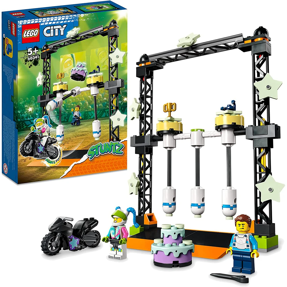 

ORIGINAL LEGO City Stuntz The Knockdown Stunt Challenge Playset 60341 For Kids NEW Toy For Children Birthday Gift For Christmas