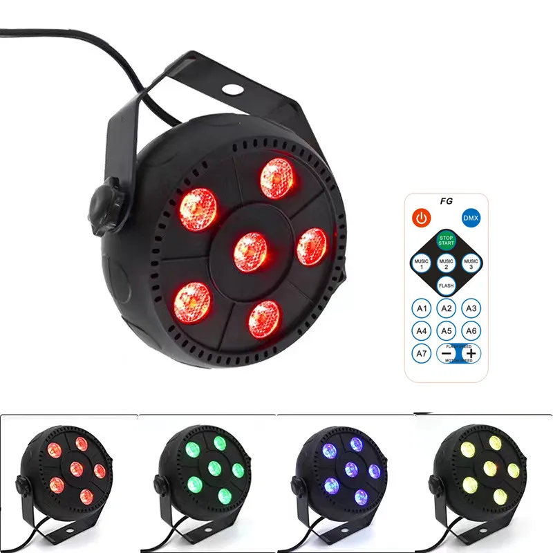 LED Par Light 6x3W RGBW DJ Controller