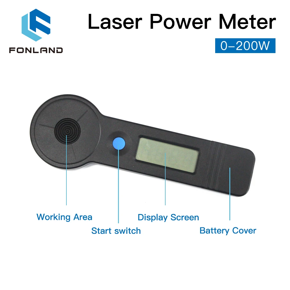 FONLAND Handheld CO2 Laser Tube Power Meter 0-200W HLP-200B For Laser Engraving and Cutting Machine enlarge