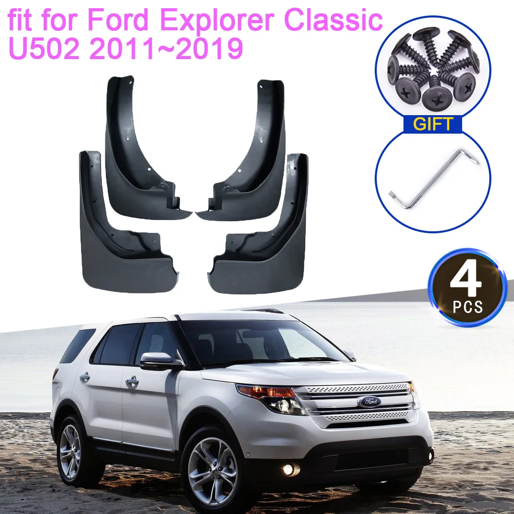 

2x for Ford Explorer Classic U502 2011~2019 2012 2013 2014 2015 2016 2017 Mudflap Mudguard Splash Front Rear Fenders Accessories