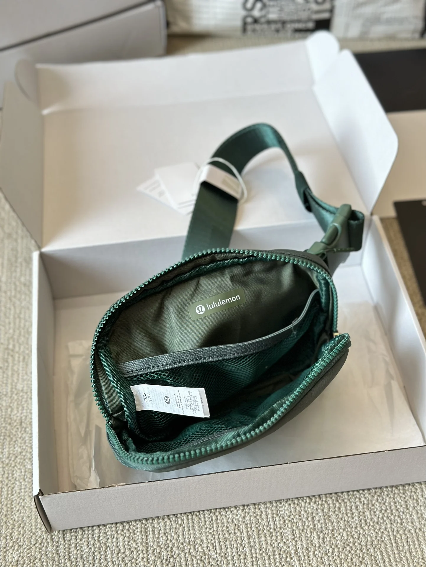 Lululemon Totes Cope 1: 1 2024 Новая Женская Сумочка КошелеК Плечо Курьер Мода Посыльный Пакет